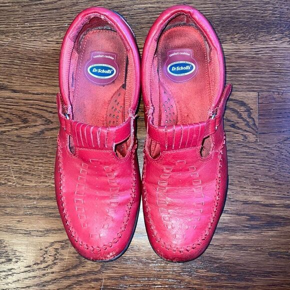 Dr Scholl’s Advanced Comfort leather flat slip ons - Picture 1 of 11